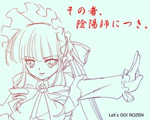 Rating: Safe Score: 0 Tags: 1girl bangs bonnet dress drill_hair flower frills image long_hair long_sleeves looking_at_viewer monochrome rose shinku simple_background smile solo twin_drills upper_body User: admin