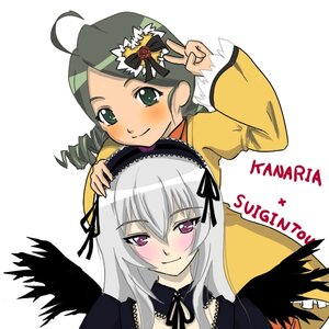 Rating: Safe Score: 0 Tags: 2girls ahoge black_wings blush dress drill_hair feathered_wings green_eyes image kanaria long_hair long_sleeves looking_at_viewer multiple_girls pair purple_eyes silver_hair smile suigintou v wings User: admin