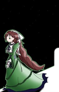 Rating: Safe Score: 0 Tags: 1girl auto_tagged braid brown_hair dress full_body green_dress green_eyes hat image long_hair long_sleeves sky solo star_(sky) starry_sky suiseiseki very_long_hair User: admin