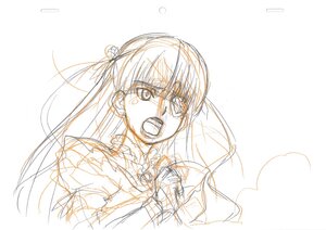 Rating: Safe Score: 0 Tags: 1girl auto_tagged barasuishou eyebrows_visible_through_hair hair_ribbon image long_hair long_sleeves looking_at_viewer monochrome open_mouth ribbon sketch solo upper_body User: admin