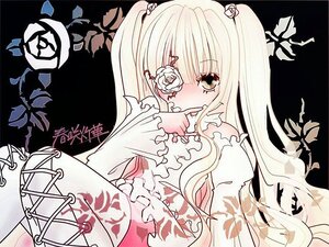 Rating: Safe Score: 0 Tags: 1girl blush dress eyepatch flower frills image kirakishou long_hair long_sleeves rose solo thorns User: admin