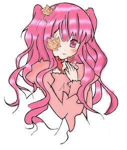 Rating: Safe Score: 0 Tags: 1girl auto_tagged bangs dress flower image kirakishou long_hair long_sleeves looking_at_viewer pink_eyes pink_hair rose simple_background smile solo striped two_side_up upper_body white_background User: admin