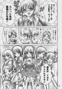 Rating: Safe Score: 0 Tags: 1boy blush comic doujinshi doujinshi_#111 dress greyscale image long_sleeves monochrome multiple multiple_girls necktie one_eye_closed open_mouth smile sparkle User: admin