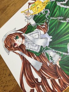 Rating: Safe Score: 0 Tags: 1girl brown_hair dress frills green_dress green_eyes head_scarf heterochromia image long_hair long_sleeves looking_at_viewer red_eyes simple_background solo suiseiseki traditional_media twin_drills very_long_hair white_background User: admin