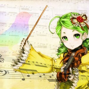 Rating: Safe Score: 0 Tags: 1girl ahoge beamed_eighth_notes beamed_sixteenth_notes bow_(instrument) dress eighth_note electric_guitar flower green_eyes green_hair guitar hair_flower hair_ornament holding_instrument image instrument kanaria music musical_note playing_instrument quarter_note red_rose rose sheet_music smile solo staff_(music) swept_bangs treble_clef violin User: admin