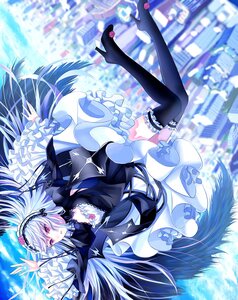 Rating: Safe Score: 0 Tags: 1girl black_legwear boots city dress frilled_sleeves frills hairband high_heel_boots high_heels image lolita_hairband long_hair long_sleeves pink_eyes solo suigintou thigh_boots thighhighs very_long_hair wings User: admin