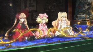 Rating: Safe Score: 0 Tags: blonde_hair blue_eyes bow dress flower hair_bow image long_hair looking_at_viewer multiple multiple_girls pink_bow pink_dress ribbon shinku sitting tagme twintails very_long_hair yellow_dress User: admin