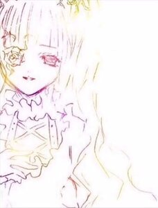 Rating: Safe Score: 0 Tags: 1girl bangs blurry blurry_background blurry_foreground blush depth_of_field dress flower frills image kirakishou long_hair long_sleeves red_eyes rose solo suigintou User: admin