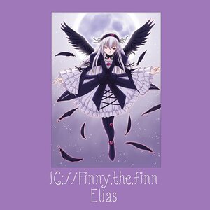 Rating: Safe Score: 0 Tags: 1girl bird black_feathers black_wings character_name dress feathered_wings feathers flower frilled_sleeves frills full_body hairband image lolita_fashion long_hair long_sleeves looking_at_viewer pantyhose ribbon rose silver_hair solo suigintou wings User: admin