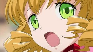 Rating: Safe Score: 0 Tags: 1girl :d blonde_hair close-up drill_hair face green_eyes hinaichigo image looking_at_viewer open_mouth smile solo User: admin