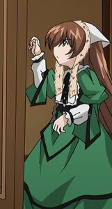 Rating: Safe Score: 0 Tags: 1girl brown_hair dress frills green_dress green_eyes image juliet_sleeves long_hair long_sleeves maid puffy_sleeves solo suiseiseki very_long_hair User: admin