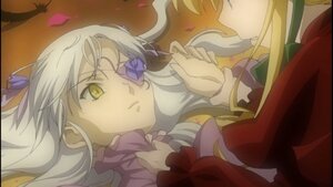 Rating: Safe Score: 0 Tags: 2girls barasuishou blonde_hair dress flower image long_hair multiple_girls pair petals ribbon rose shinku yellow_eyes User: admin