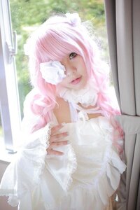 Rating: Safe Score: 0 Tags: 1girl animal_ears blurry dress kirakishou lips long_hair photo pink_hair realistic solo User: admin