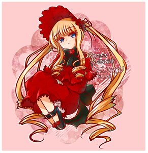 Rating: Safe Score: 0 Tags: 1girl blonde_hair blue_eyes bonnet bow bowtie dress drill_hair flower full_body image long_hair long_sleeves looking_at_viewer red_dress shinku sitting solo twin_drills twintails very_long_hair User: admin