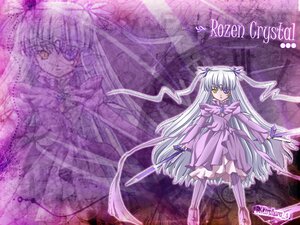 Rating: Safe Score: 0 Tags: 1girl barasuishou boots dress frills holding image long_hair long_sleeves purple_theme ribbon solo standing striped thighhighs vertical_stripes very_long_hair weapon white_hair yellow_eyes zoom_layer User: admin