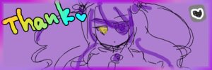 Rating: Safe Score: 0 Tags: 1girl bangs barasuishou eyebrows_visible_through_hair hair_between_eyes heterochromia image long_hair looking_at_viewer purple_background purple_theme sketch solo yellow_eyes User: admin