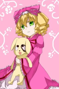 Rating: Safe Score: 0 Tags: 1girl blonde_hair bow dress drill_hair frills green_eyes hina_ichigo hinaichigo image long_sleeves pink_bow pink_dress solo User: admin