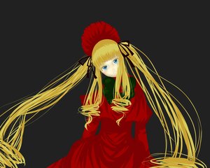 Rating: Safe Score: 0 Tags: 1girl bangs black_background blonde_hair blue_eyes dress drill_hair hair_ribbon image long_hair long_sleeves looking_at_viewer red_dress ribbon shinku sidelocks simple_background solo twintails very_long_hair User: admin