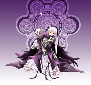 Rating: Safe Score: 0 Tags: 1girl auto_tagged black_wings dress frills full_body image long_hair long_sleeves rose silver_hair solo suigintou wings User: admin