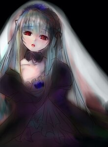 Rating: Safe Score: 0 Tags: 1girl black_dress detached_collar dress flower frills hairband image lolita_fashion lolita_hairband long_hair long_sleeves looking_at_viewer open_mouth red_eyes rose silver_hair solo suigintou very_long_hair User: admin