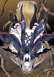 Rating: Safe Score: 0 Tags: 1girl boots commentary_request doll_joints dress frills hairband highres image joints kakashichi long_hair long_sleeves looking_at_viewer pink_eyes red_eyes ribbon rozen_maiden silver_hair solo suigintou torn_clothes very_long_hair wings User: admin
