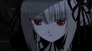 Rating: Safe Score: 0 Tags: 1girl bangs black_ribbon dress eyebrows_visible_through_hair hair_ribbon image long_hair looking_at_viewer red_eyes ribbon smile solo suigintou User: admin