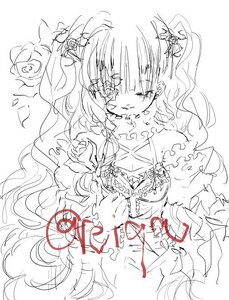 Rating: Safe Score: 0 Tags: 1girl bangs bare_shoulders bow dress eyepatch flower greyscale hair_ornament image kirakishou long_hair long_sleeves monochrome puffy_sleeves rose solo striped very_long_hair wavy_hair User: admin