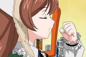 Rating: Safe Score: 0 Tags: 1girl blush braid brown_hair closed_eyes closed_mouth frills image long_hair long_sleeves profile solo suiseiseki twin_braids User: admin