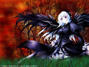 Rating: Safe Score: 0 Tags: 1girl artist_request auto_tagged autumn autumn_leaves black_wings dress flower frilled_sleeves frills gothic grass hairband image juliet_sleeves leaf lolita_hairband long_hair long_sleeves looking_at_viewer outdoors photoshop_(medium) purple_eyes rozen_maiden silver_hair sky smile solo suigintou sword tree weapon white_hair wings User: admin