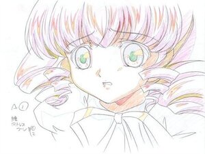 Rating: Safe Score: 0 Tags: 1990s_(style) 1girl bangs drill_hair eyebrows_visible_through_hair green_eyes hinaichigo image looking_at_viewer ringlets simple_background solo tears traditional_media twin_drills upper_body white_background User: admin