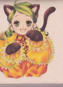 Rating: Safe Score: 0 Tags: 1girl :d animal_ears cat_ears dress drill_hair flower green_eyes green_hair hat image kanaria long_sleeves open_mouth photo smile solo tail twin_drills User: admin