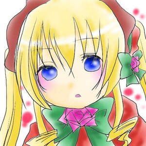 Rating: Safe Score: 0 Tags: 1girl blonde_hair blue_eyes blush bow bowtie face hat image long_hair looking_at_viewer shinku solo twintails User: admin