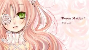 Rating: Safe Score: 0 Tags: 1girl blush flower green_eyes hair_flower hair_ornament image kirakishou long_hair open_mouth pink_hair rose smile solo white_flower white_rose User: admin