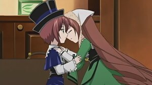 Rating: Safe Score: 0 Tags: 2girls blue_dress brown_hair closed_eyes dress hat hug image incest indoors long_hair long_sleeves multiple_girls pair short_hair siblings sisters souseiseki suiseiseki top_hat twins very_long_hair yuri User: admin