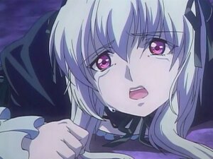 Rating: Safe Score: 0 Tags: 1girl choker eyebrows_visible_through_hair frills hair_between_eyes image looking_at_viewer open_mouth solo suigintou User: admin