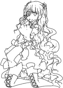 Rating: Safe Score: 0 Tags: 1girl boots dress greyscale hair_ornament image kirakishou long_hair monochrome smile solo striped thigh_boots thighhighs very_long_hair wavy_hair User: admin