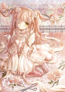 Rating: Safe Score: 0 Tags: 1girl blonde_hair boots commentary_request dress eyepatch flower frills hair_flower hair_ornament highres image kirakishou lolita_fashion long_hair pink_flower pink_hair pink_legwear pink_rose plant puracotte rose rozen_maiden scissors seiza sitting smile solo thigh_boots thighhighs thorns two_side_up ultimate_madoka very_long_hair vines white_flower white_rose yellow_eyes User: admin