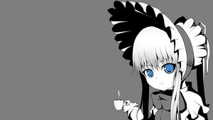 Rating: Safe Score: 0 Tags: 1girl blue_eyes bonnet cup grey_background hat image long_hair looking_at_viewer shinku sidelocks simple_background smile solo teacup upper_body User: admin