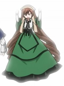 Rating: Safe Score: 0 Tags: 1girl apron auto_tagged blurry blurry_foreground brown_hair closed_eyes depth_of_field dress full_body green_dress head_scarf image long_hair long_sleeves open_mouth pantyhose shirt solo suiseiseki very_long_hair white_shirt User: admin