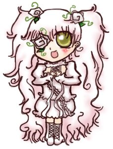 Rating: Safe Score: 0 Tags: 1girl auto_tagged boots chibi dress flower image kirakishou long_hair open_mouth pink_hair smile solo striped very_long_hair vines white_footwear white_hair User: admin