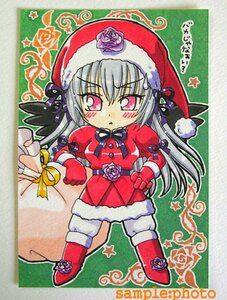 Rating: Safe Score: 0 Tags: 1girl blush boots christmas flower hat image long_hair looking_at_viewer marker_(medium) red_gloves rose sack santa_boots santa_costume santa_hat silver_hair solo suigintou traditional_media User: admin