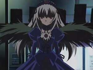 Rating: Safe Score: 0 Tags: 1girl black_dress black_ribbon black_wings detached_collar dress expressionless flower frills hairband image long_hair long_sleeves looking_at_viewer pink_eyes ribbon rose silver_hair solo suigintou very_long_hair wings User: admin