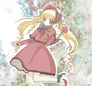 Rating: Safe Score: 0 Tags: 1girl blonde_hair blue_eyes bonnet bow bowtie capelet dress drill_hair flower frills green_bow image long_hair long_sleeves looking_at_viewer pantyhose pink_flower pink_rose red_dress rose shinku solo standing twin_drills twintails very_long_hair white_legwear User: admin