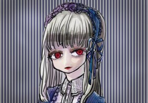 Rating: Safe Score: 0 Tags: 1girl bangs bow frills hairband image long_hair looking_at_viewer portrait red_eyes rose solo striped striped_background suigintou vertical_stripes User: admin