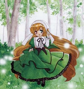 Rating: Safe Score: 0 Tags: 1girl brown_hair dress grass green_dress heterochromia image long_hair long_sleeves looking_at_viewer open_mouth outdoors pantyhose smile solo suiseiseki tree very_long_hair User: admin