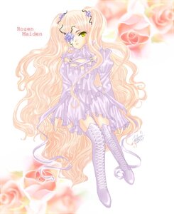 Rating: Safe Score: 0 Tags: 1girl blonde_hair boots cross-laced_footwear dress flower full_body image kirakishou knee_boots long_hair long_sleeves pink_rose purple_dress red_flower red_rose rose sitting solo thigh_boots thighhighs thorns very_long_hair wavy_hair white_rose yellow_rose User: admin