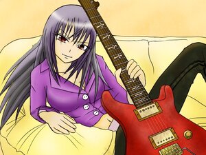 Rating: Safe Score: 0 Tags: 1girl acoustic_guitar amplifier_(instrument) bass_guitar electric_guitar guitar holding_instrument image instrument keyboard_(instrument) long_hair long_sleeves midriff music navel pants playing_instrument plectrum red_eyes smile solo suigintou User: admin