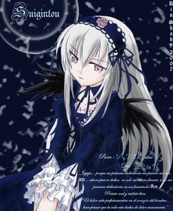 Rating: Safe Score: 0 Tags: 1girl black_ribbon black_wings dress feathers flower frills hairband image juliet_sleeves lolita_hairband long_hair long_sleeves looking_at_viewer pink_eyes puffy_sleeves ribbon rose silver_hair solo suigintou wings User: admin