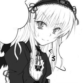 Rating: Safe Score: 0 Tags: 1girl blush dress frills greyscale hairband image long_hair long_sleeves looking_at_viewer monochrome puffy_sleeves simple_background smile solo suigintou upper_body white_background wings User: admin