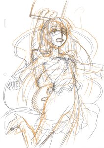 Rating: Safe Score: 0 Tags: 1girl barasuishou image long_hair monochrome open_mouth sketch solo User: admin